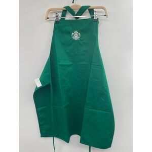 NWOT Starbucks Apron Unisex Medium Barista Green Costume Siren Embroidered Logo